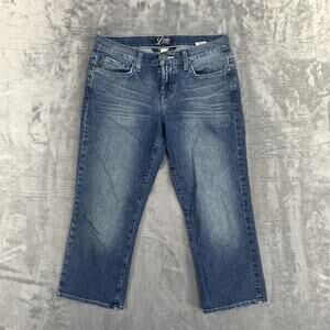Vintage Lucky‎ Brand Classic Rider Crop Jeans Women's Size 6 Blue Denim